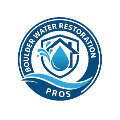 Water Damage Restoration Boulder Logo
